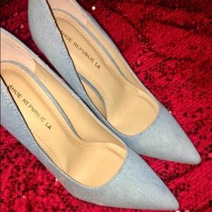 Shoe Republic LA | Blue Jean heels